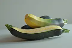 西葫芦切片新鲜蔬菜