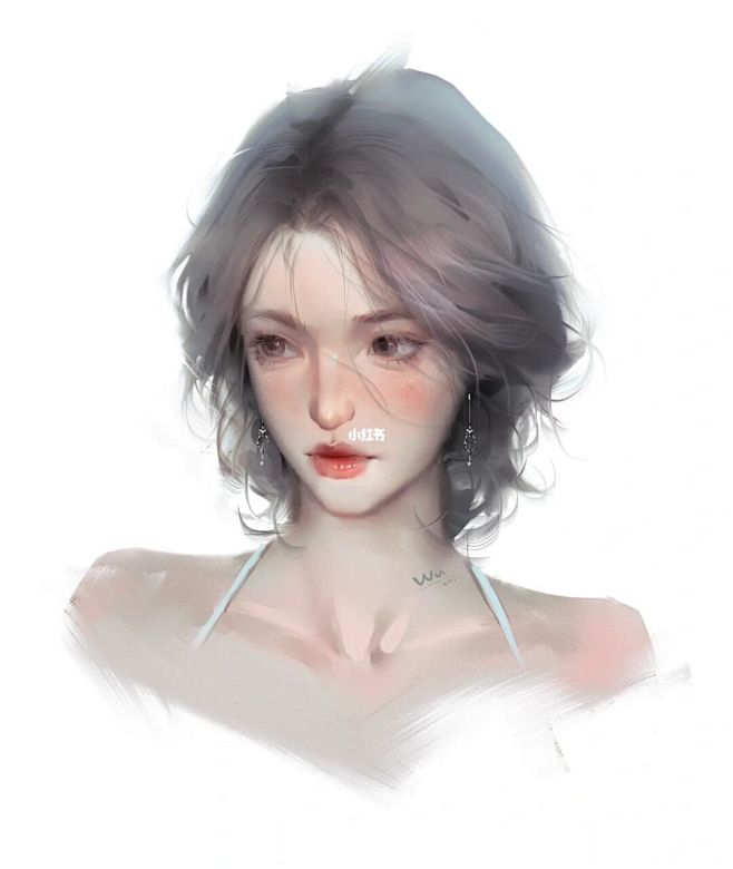 直播的两个小时 : #板绘  #板绘厚涂...