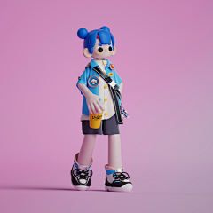 KAYIA采集到C4D-人物