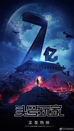 头号玩家电影海报 采集@GrayKam