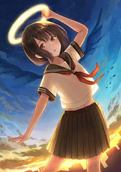 画师：田甜
清纯又可爱的短发女孩
仅供欣赏侵权删
#美图欣赏##插画##动漫壁纸# ​​​​