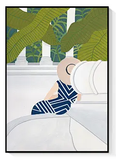 装饰感极强的摩洛哥28度挂画，现代时尚女性手绘水彩插画北非夏季现代挂画客厅背景墙组合画

【立即下单】点击链接立即下单：https://s.click.taobao.com/uUpyi2w
