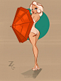 Pinup Arena • gracia-illustrations: New piece of a series...