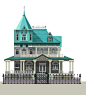Victorian house : illustration for victorian Architecture in Canadian houses.