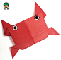 用纸折出可爱的小螃蟹DIY图解教程