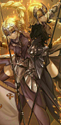 Jeanne d'Arc and Jeanne d'Arc (Alter)
Fate/Grand Order