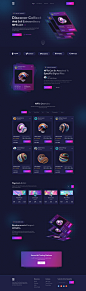 crypto cryptocurrency Digital Art  landing page Marketplace nft nft landing page nftart UI/UX Web Design 