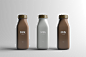 Milk Bottle Packaging Mock-Up : 3 Psd Files (One Bottle, Multiple Bottles1, Multiple Bottles 2)White and Chocolate Milk OptionChangeable Bottle Cap ColorEditable via Smart Object The background and items on scene are editable via smart object. Simply copy