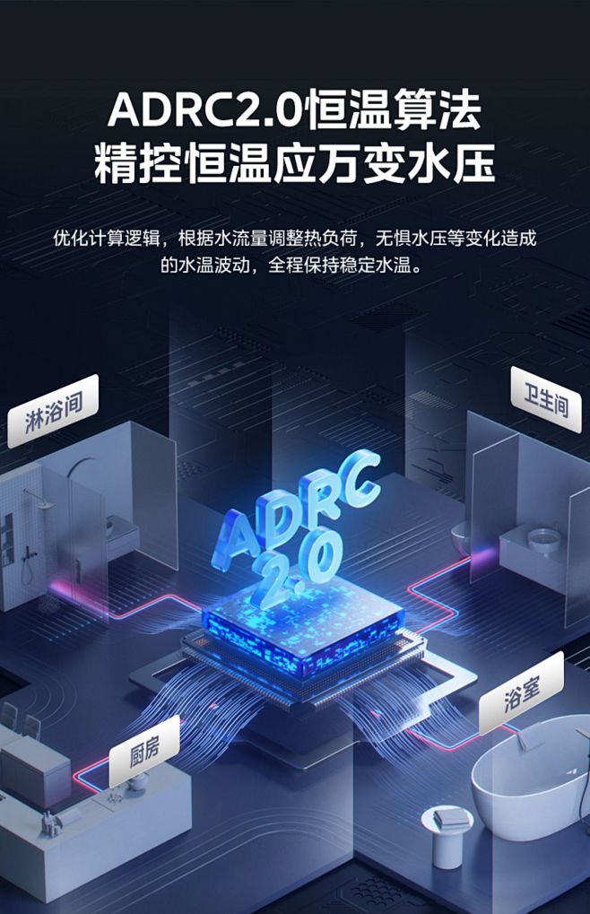 美的燃气热水器一级静音增压零冷水家用天然...