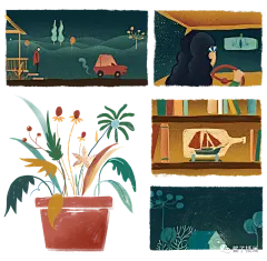 为苹果、Adobe、VSCO等知名品牌设计插画的Willian Santiago_at : Willian Santiago在巴西的乡村小镇长大，那里是郁郁葱葱的大自然环境。 他的作品风格多变，曾为苹果、Adobe、VSCO等知名品牌以及书籍、产品包装设计插画。 FESTA N…