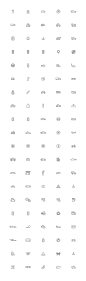 交通运输工具UI设计作品线性图标首页素材资源模板下载