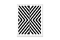 Black and White Abstract Geometric Art Print - Modern Nursery Artwork - 5x7, 8x10, 11x14 : My original Inverted Angles art print features graphic black and white lines converging in the middle of the page. Its minimalist design lends it