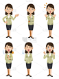 衣服,做手势,保护工作服,面部表情,档案管理员,数字6,活力,商务,肖像,女人