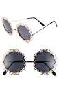 Ultimate #hippie eyewear FE NY Round Sunglasses available at #Nordstrom