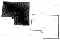 马里恩,阿拉巴马州,国内著名景点,边界,现代,草图,城市,剪影