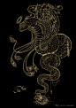 金描幻獸 - 孵化系列_羯梵.JieVan.__插画师作品_涂鸦王国gracg.com