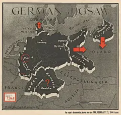 二战老照片【对战后德国版图的预测】 - 小红书