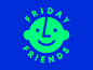 Friday Friends spot illustration character geometric icon illustration vector