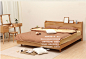梳妆台-北欧宜家简约日式原木床纯实木床1.8 橡木床1.5欧式床双人床家具-淘宝网