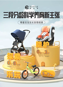 我改还不成吗采集到安全座椅/推车
