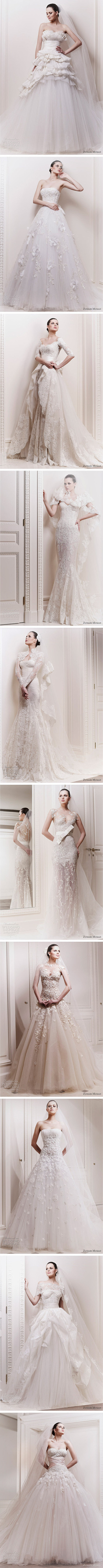 Zuhair Murad 婚纱系列，刺绣...