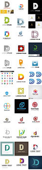 标志 d 字母 平面设计 logo 集 创意