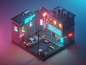 Cyberpunk Diorama by Roman Klčo | Dribbble | Dribbble