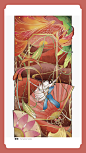 二十四节气之中国舞（春夏篇）_Lemon橘桃蕾蕾__插画师作品_涂鸦王国gracg.com
