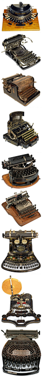 那些古老却依旧美丽的打字机。