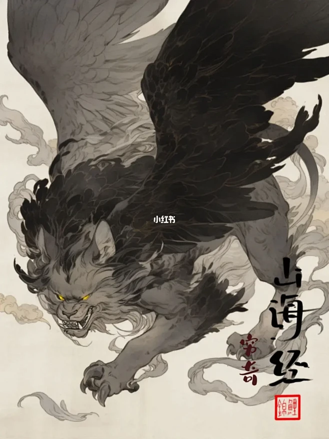 国风插画｜山海经异兽录