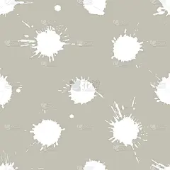 无缝模式，瓷砖与inc飞溅，斑点，污迹和笔触。Grunge无尽模板web背景，印刷品，墙纸，表面，包