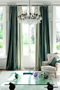 dark emerald curtains