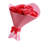 三维渲染七夕情人节爱情主题图标3D插画设计素材_玫瑰鲜花 @美工资源