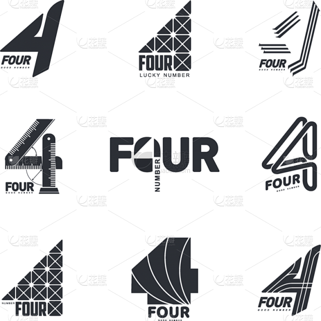 品牌名称,插画,数字2,数字4,商务,技...