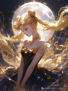 AI绘画|一键生成美少女战士壁纸