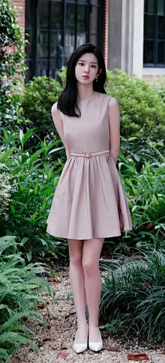 美女壁纸～花园里的小仙女，清新脱俗@霁枫壁纸的动态