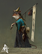 [cp]上海的概念设计师/插画家 王俊灵 绘制的十二生肖系列角色 ​[/cp]