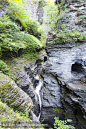 手指湖区域在夏季瀑布
Finger lakes region waterfall in the summer