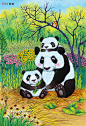 熊猫插画 (6)熊猫插画  大熊猫插画