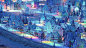 Two Queens cities map night, Arseniy Chebynkin : Two Queens cities map night version
Backgrounds done for 『Shining Nikki』 game developed by Paper Games.
Background illustrations may be little different/modified for the sake of unified hues in the game, ho