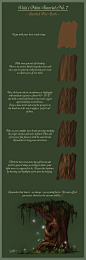 Mini-Tutorial No.7 - Gnarled Tree Bark - by ValaSedai on deviantART