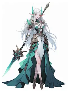 【MJ】角色篇-精灵护卫莉娅Liya - 小红书