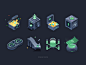 Icons arrow blockchain coin crypt crypto icon icons illustration nft ticket web3