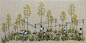 洛杉矶艺术家 Michelle Kingdom 的刺绣作品，描绘令人难以捉摸的内心图景。（michellekingdom.com） 