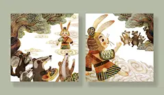 狐狸家《你猜神仙怎么说》绘本（下） on Behance