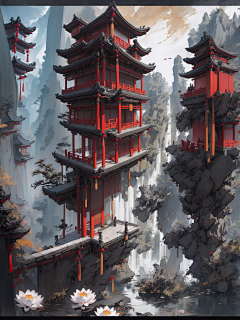 感冒的鲨鱼采集到AI绘画