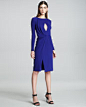 J. Mendel Long-Sleeve Jersey Dress 1850.00