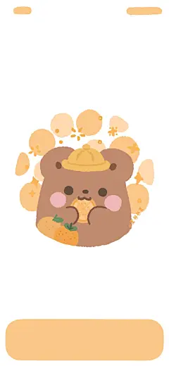 卡通 手机壁纸 小熊 可爱 cr：黑熊熊茶