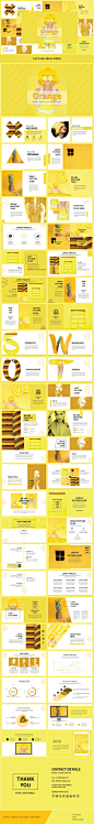 Orange Keynote Template - Creative Keynote Templates