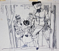 大师Austin Briggs（1908 – 1973） 的速写作品